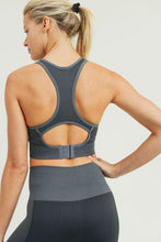 Load image into Gallery viewer, Chevron Track Seamless Hybrid Racerback Sports Bra
