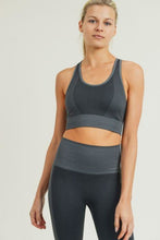 Load image into Gallery viewer, Chevron Track Seamless Hybrid Racerback Sports Bra