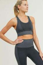 Load image into Gallery viewer, Chevron Track Seamless Hybrid Racerback Sports Bra