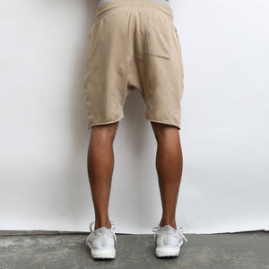 Khaki Raw Cut City Short